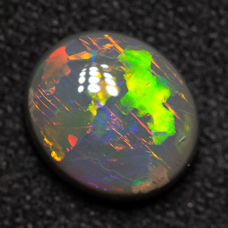 1.26 ct black opal 7.7x6.8x3.6mm - Image 3