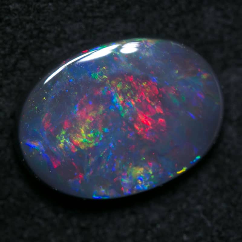 1.26 ct black opal 9x7x2mm - Image 2