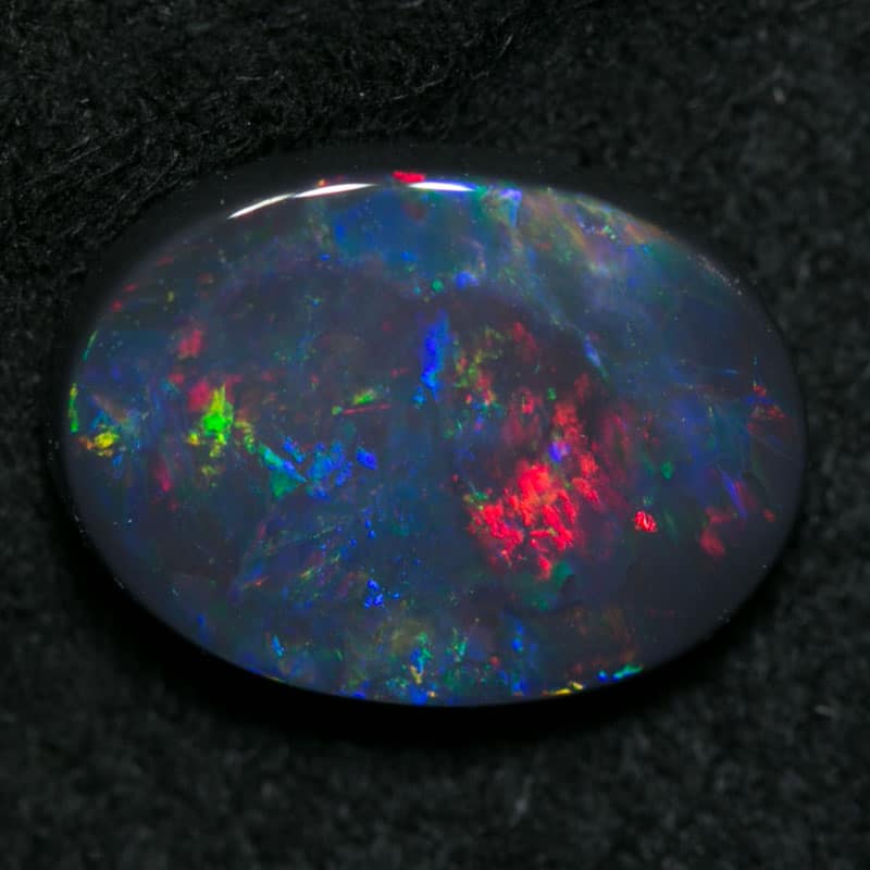 1.26 ct black opal 9x7x2mm - Image 4
