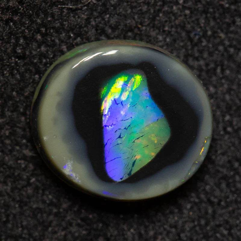 1.26 ct crystal opal 8.1x7.2x2.9mm - Image 3