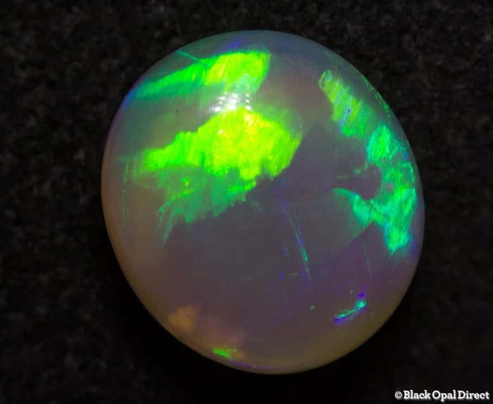 1.26 ct dark crystal opal 8x7x4mm - Image 2