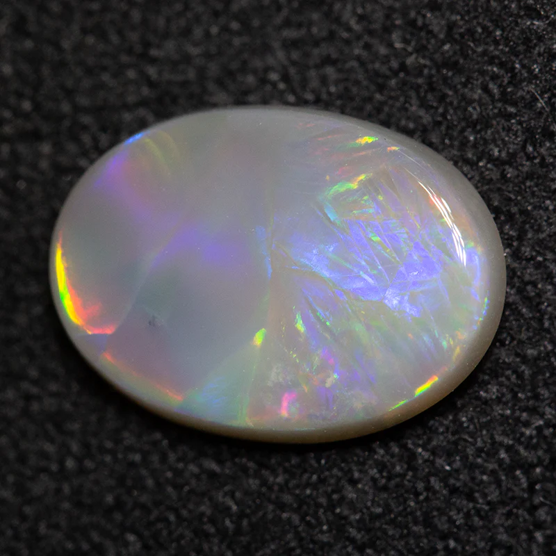 1.26 ct dark opal 10.3x7.4x2.2mm - Image 3