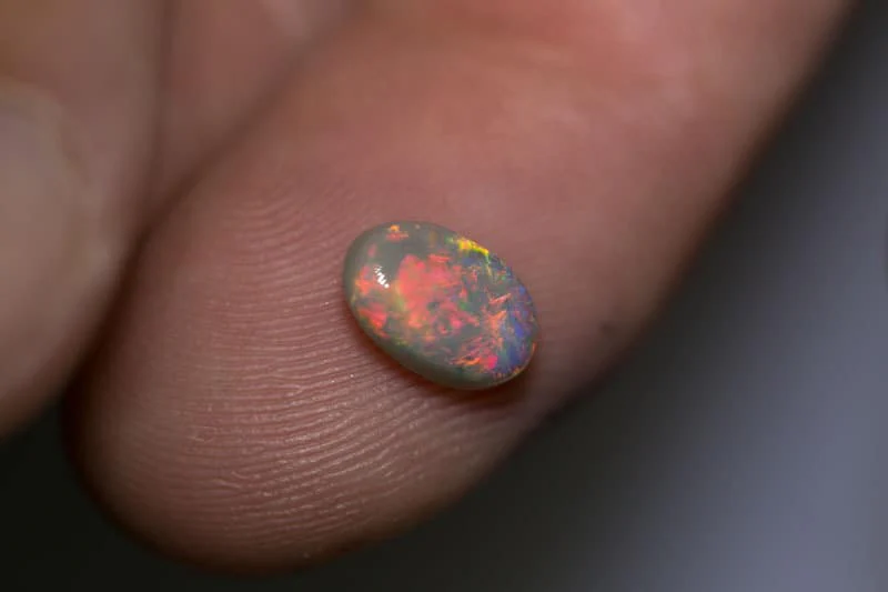 1.26 ct dark opal 9x6x3mm - Image 2