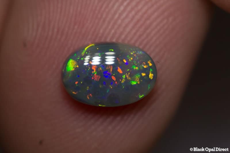 1.26 ct semi black opal 9x6x3mm - Image 2
