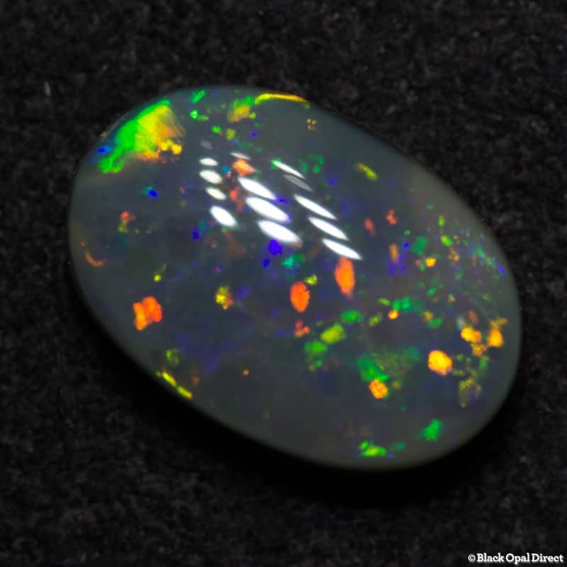 1.26 ct semi black opal 9x6x3mm - Image 3