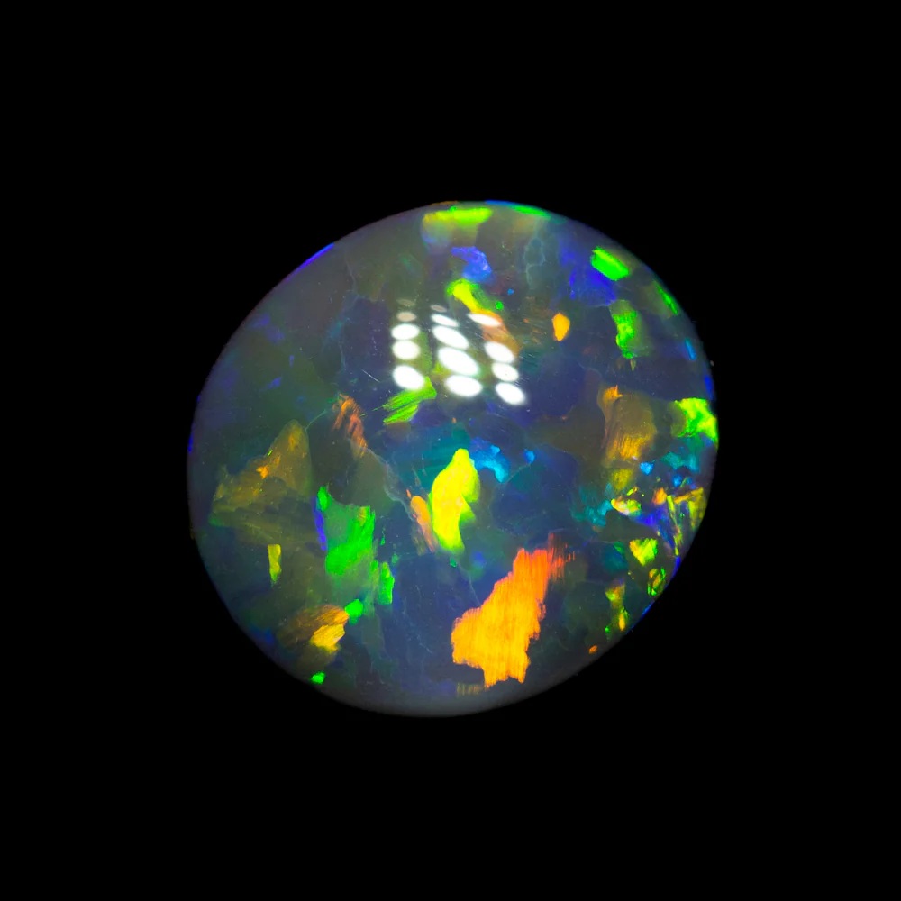 1.27 ct black opal 8.7x7.9x2.8mm - Image 2