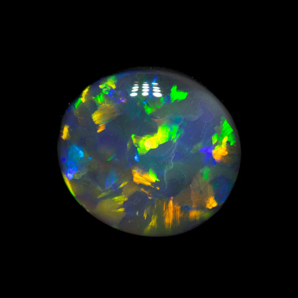 1.27 ct black opal 8.7x7.9x2.8mm - Image 4