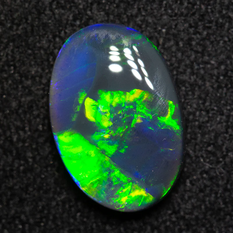 1.27 ct black opal 9.8x6.8x2.8mm - Image 2