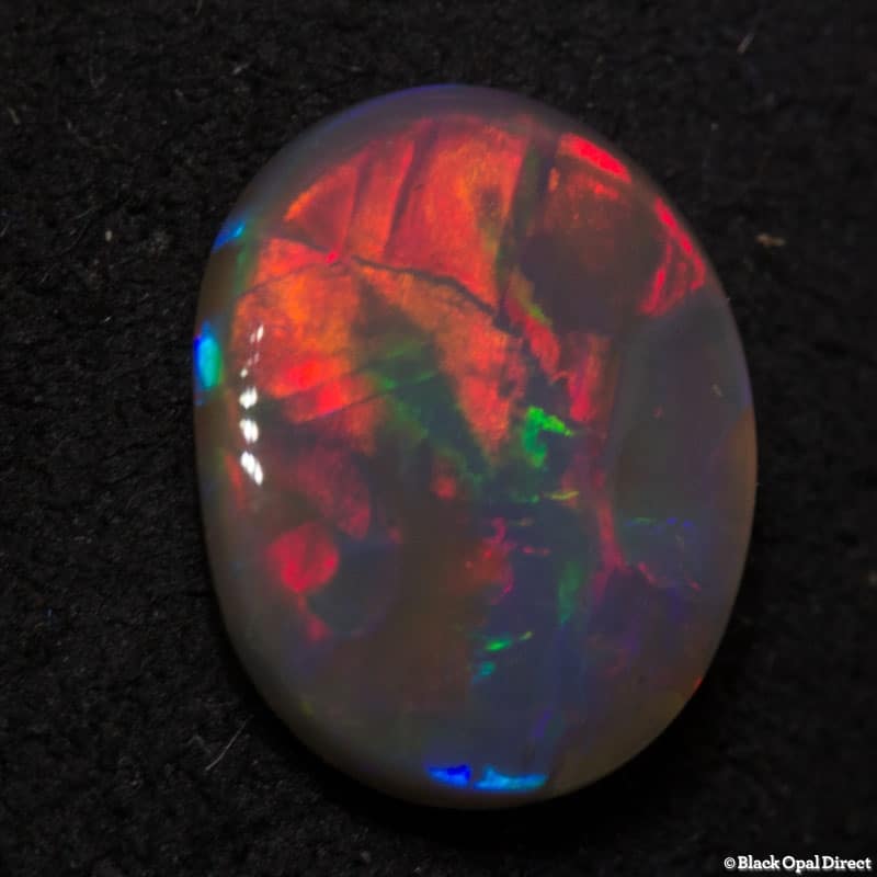 1.27 ct black opal 9x7x2mm - Image 3