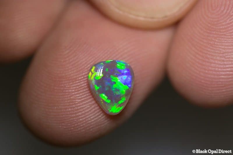 1.27 ct dark crystal opal 8.5x7x3mm - Image 4