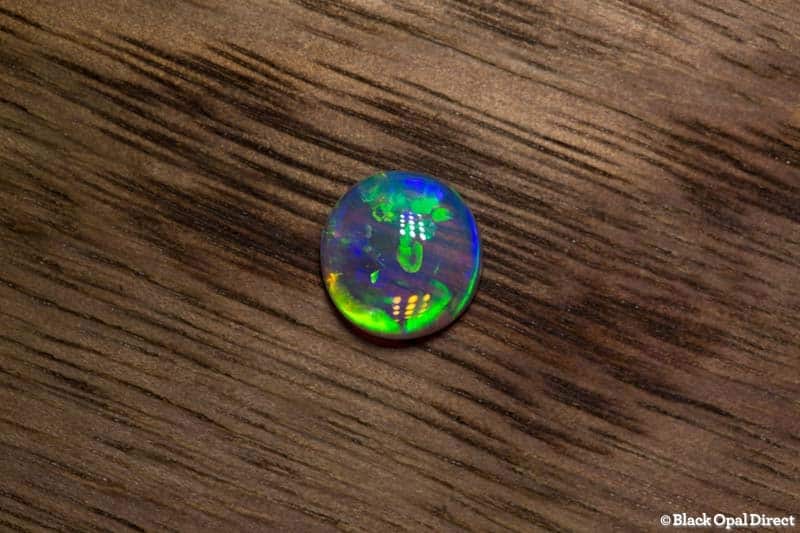 1.27 ct gem crystal opal double sided 8x7.5x3mm - Image 10