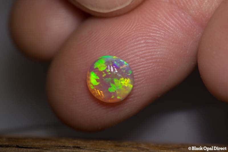 1.27 ct gem crystal opal double sided 8x7.5x3mm - Image 11