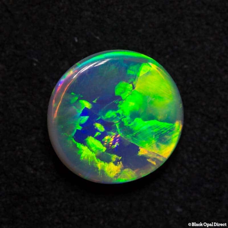 1.27 ct gem crystal opal double sided 8x7.5x3mm - Image 3