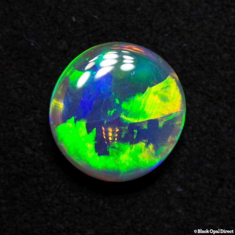 1.27 ct gem crystal opal double sided 8x7.5x3mm - Image 4