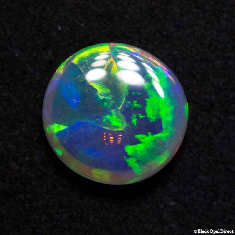 1.27 ct gem crystal opal double sided 8x7.5x3mm - Image 6