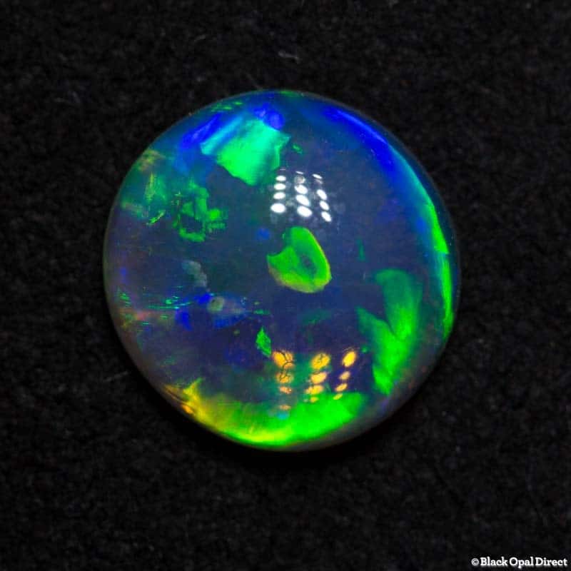 1.27 ct gem crystal opal double sided 8x7.5x3mm - Image 7