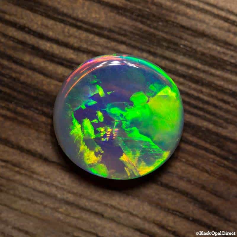 1.27 ct gem crystal opal double sided 8x7.5x3mm - Image 8