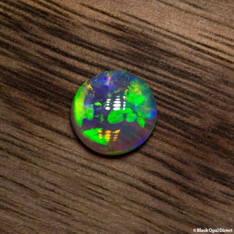1.27 ct gem crystal opal double sided 8x7.5x3mm - Image 9