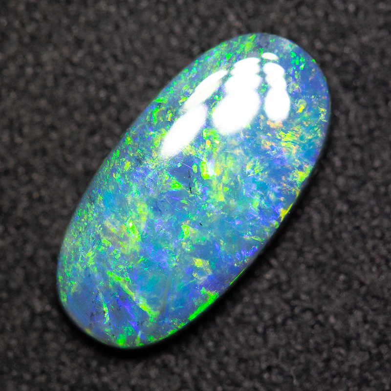 1.29 ct black opal 10x6x2.5mm - Image 3