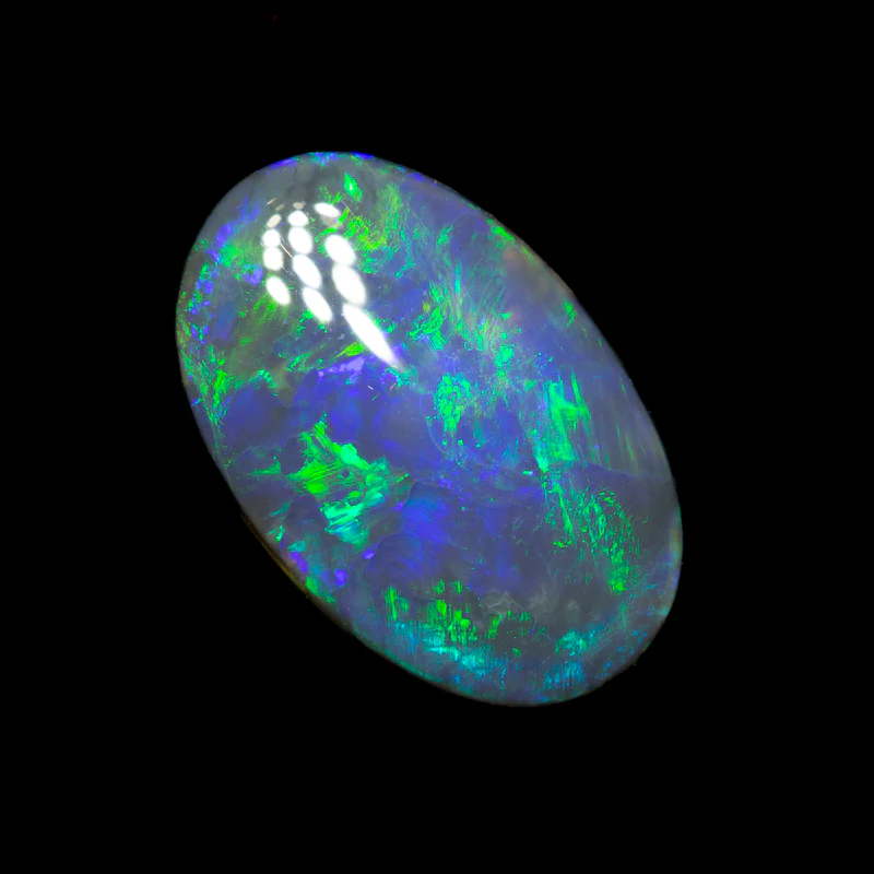 1.29 ct black opal 12.6x8.1x2mm - Image 2