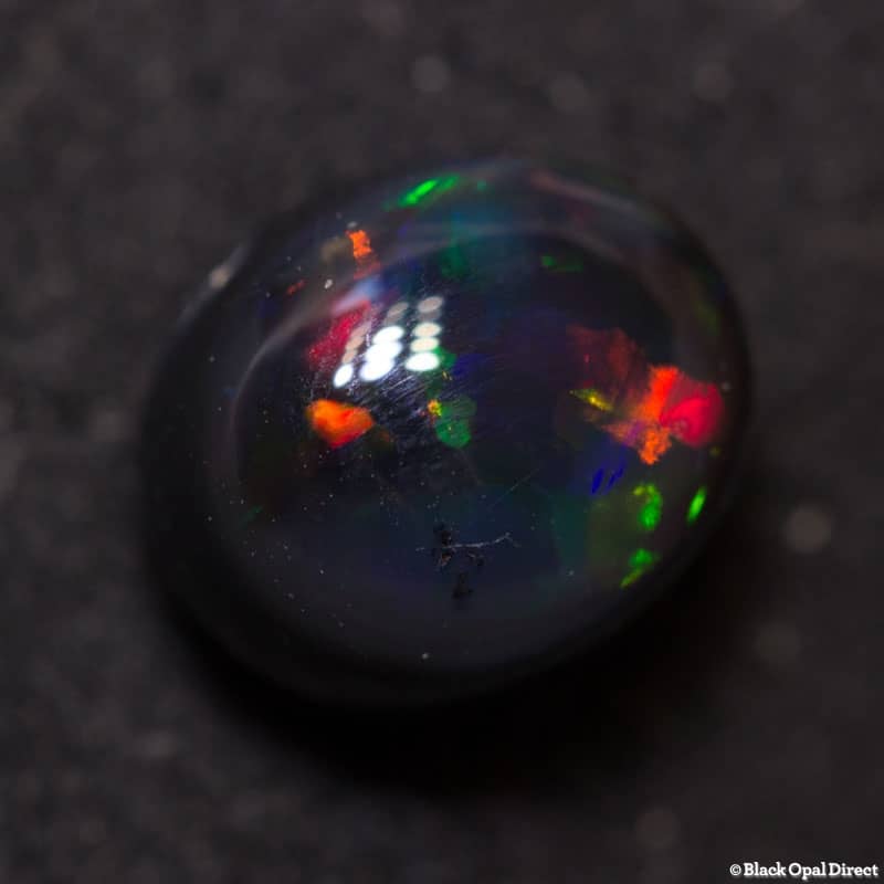 1.29 ct black opal 7x6x4.8mm - Image 3
