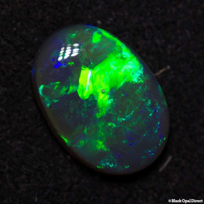 1.29 ct black opal 9.5x7.5x2.5mm - Image 2