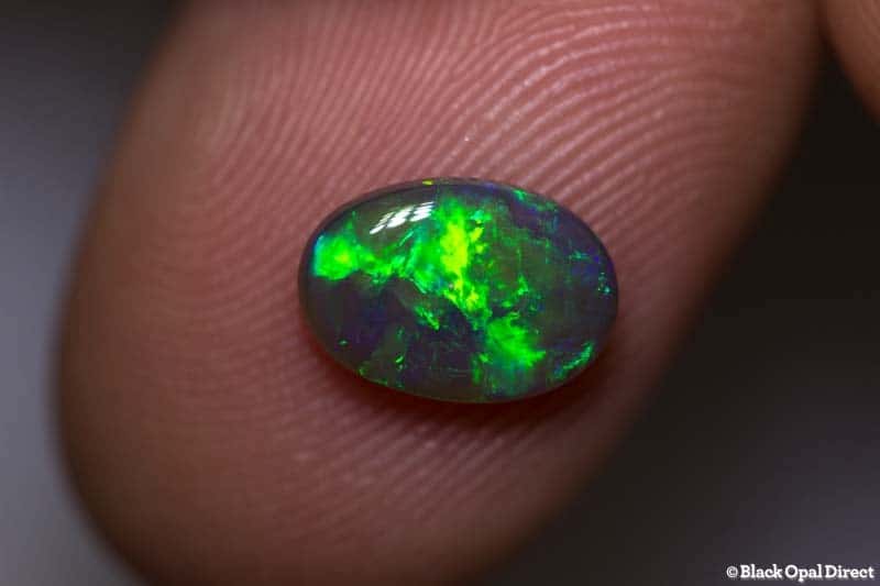 1.29 ct black opal 9.5x7.5x2.5mm - Image 3