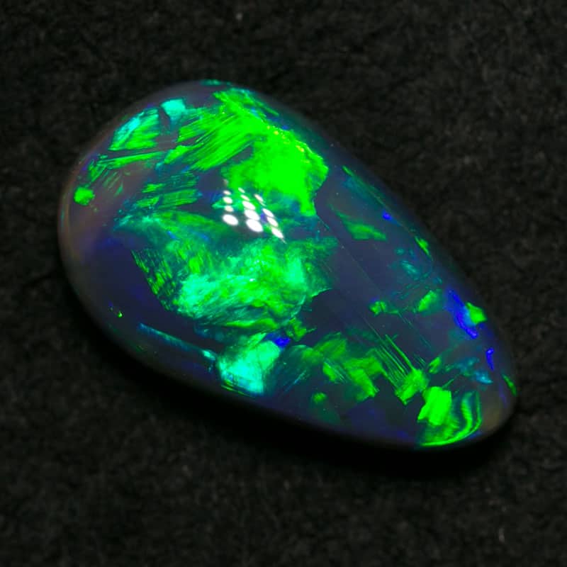 1.29 ct black opal drop 10x6x3mm - Image 3