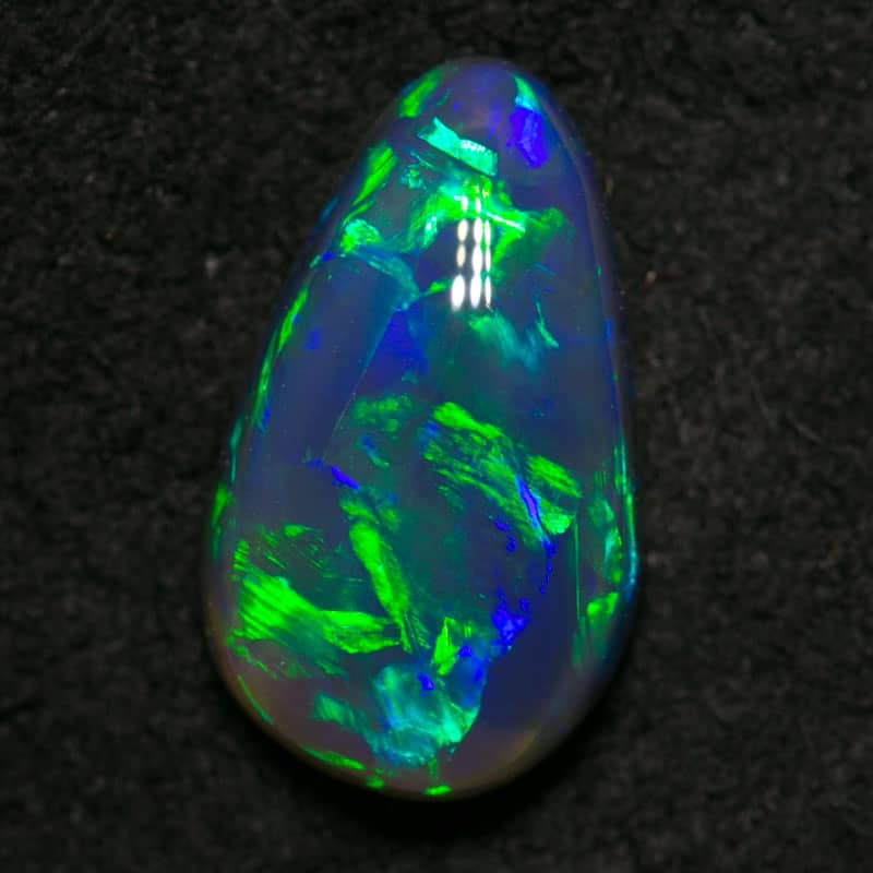 1.29 ct black opal drop 10x6x3mm - Image 4