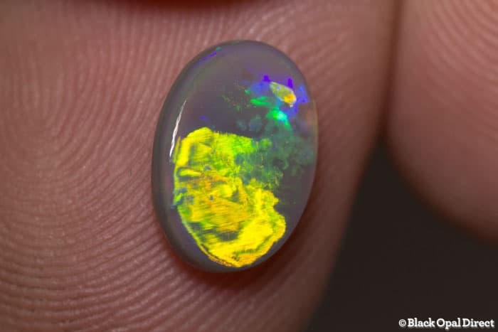 1.29 ct semi black opal 10x7x2.5mm - Image 3