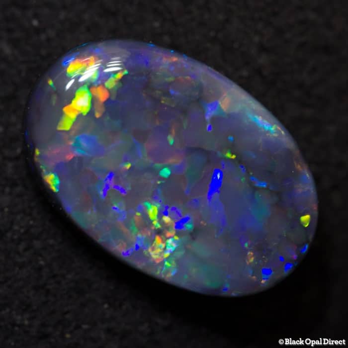 1.30 ct black opal 10x6.5x2.5mm - Image 3