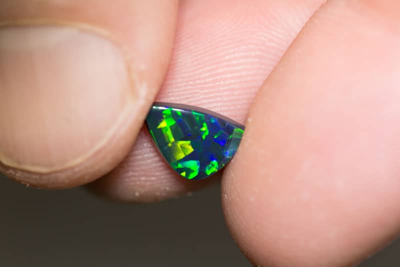 1.30 ct black opal 10x6x3mm - Image 4