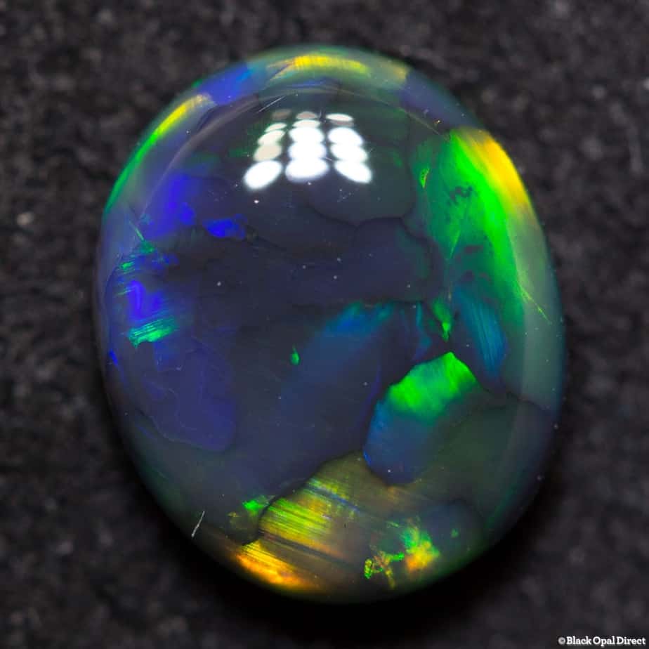 1.30 ct black opal 8x7x3mm - Image 4