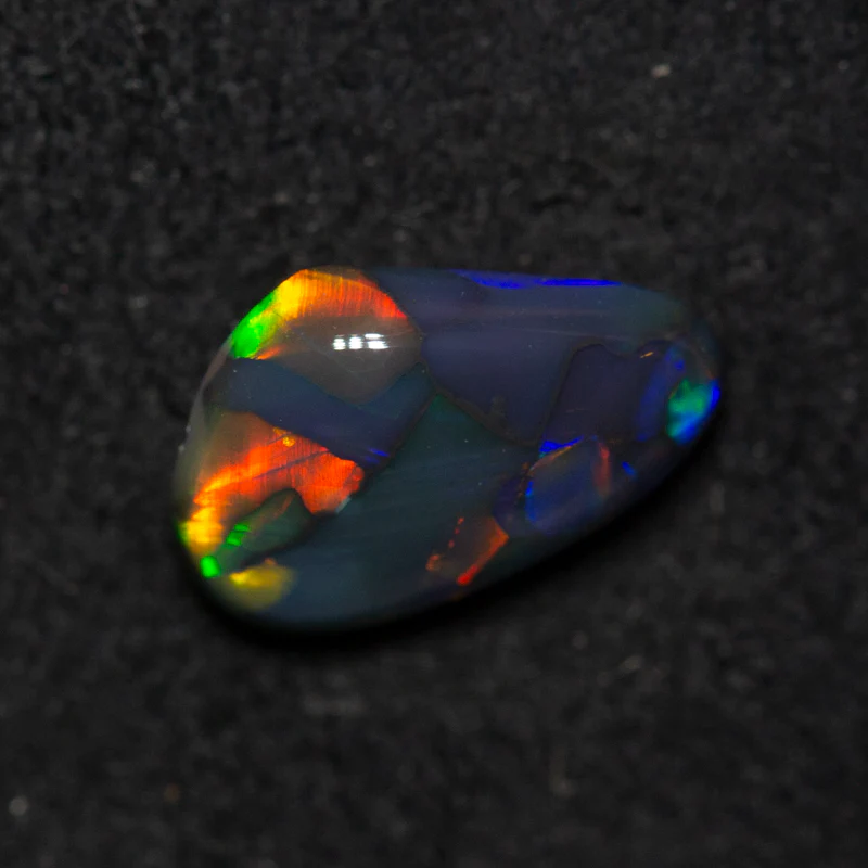 1.30 ct black opal 9.8x6.6x3.8mm - Image 3