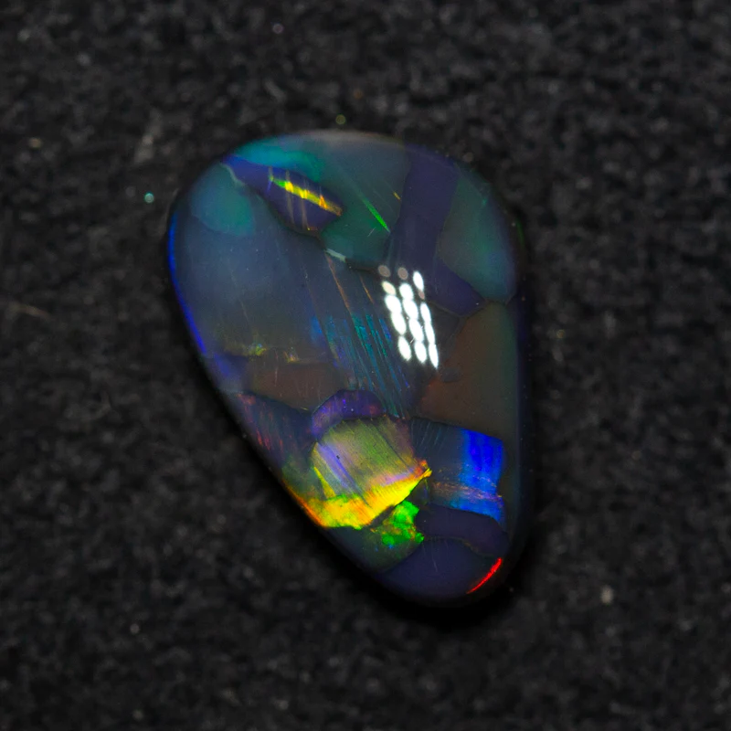1.30 ct black opal 9.8x6.6x3.8mm - Image 4