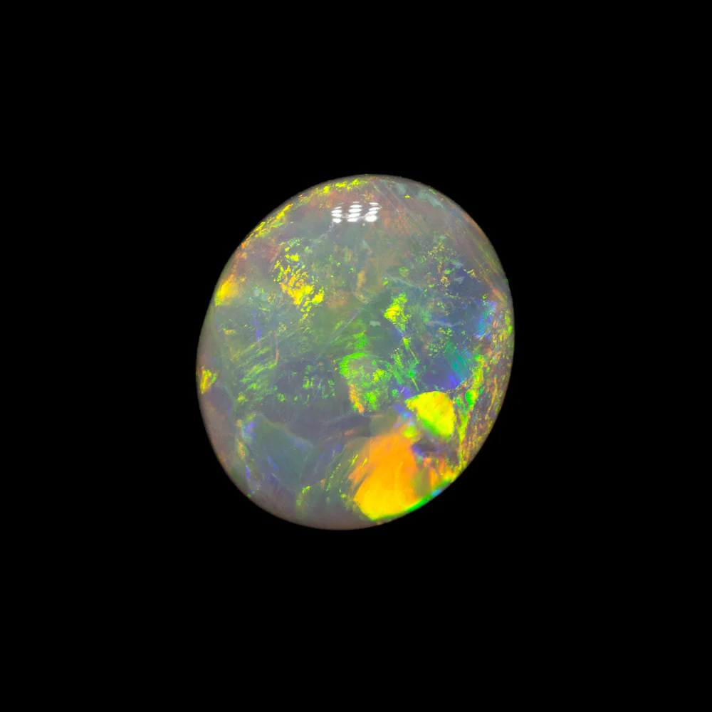 1.30 ct dark opal 9.7x8.3x2.5mm - Image 2