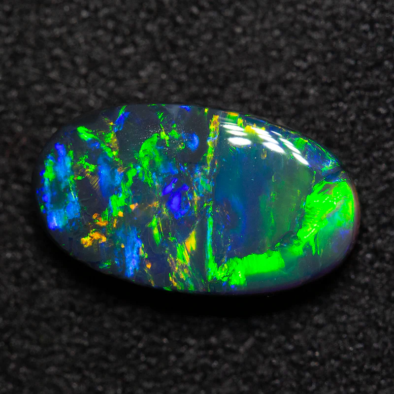 1.31 ct black opal 10.1x5.9x3.1mm - Image 4