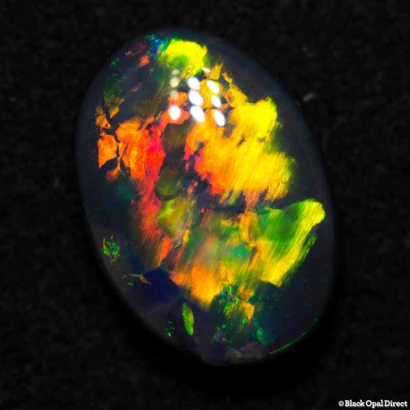 1.31 ct black opal gem 9x6x3mm - Image 2