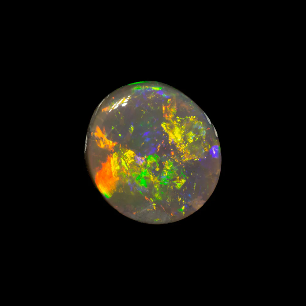 1.31 ct dark opal 8.3x7.5x3.1mm - Image 2
