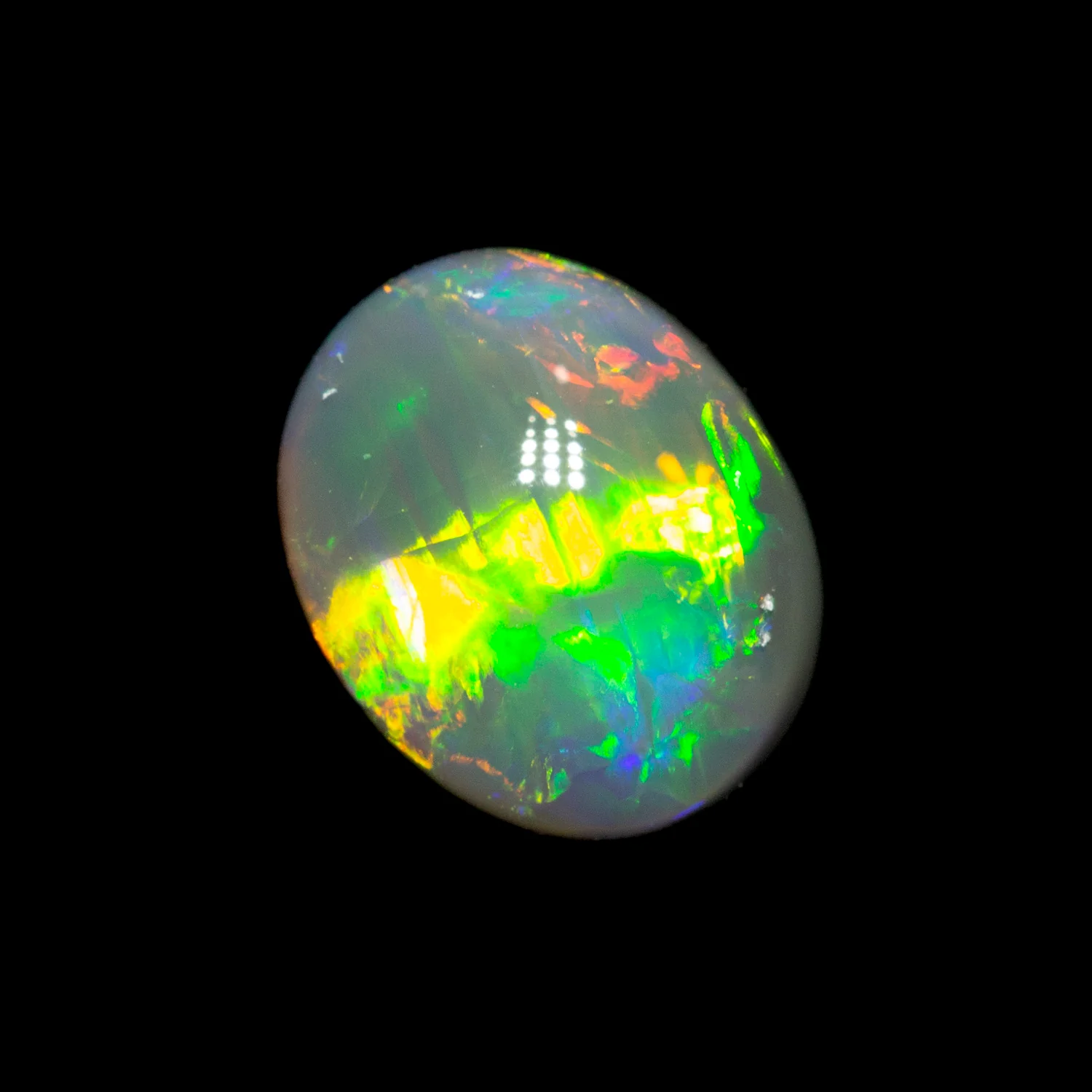 1.31 ct gem black opal 7.9x6.4x4.3mm - Image 2