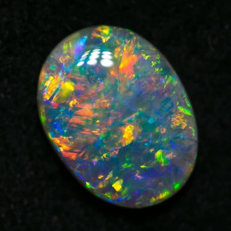 1.31 ct gem crystal opal 9x7x3mm - Image 3