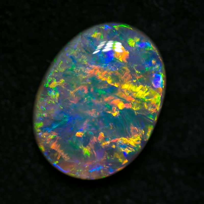 1.31 ct gem crystal opal 9x7x3mm - Image 4
