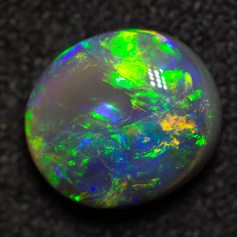 1.32 ct black opal 7.9x6.9x4.1mm - Image 3