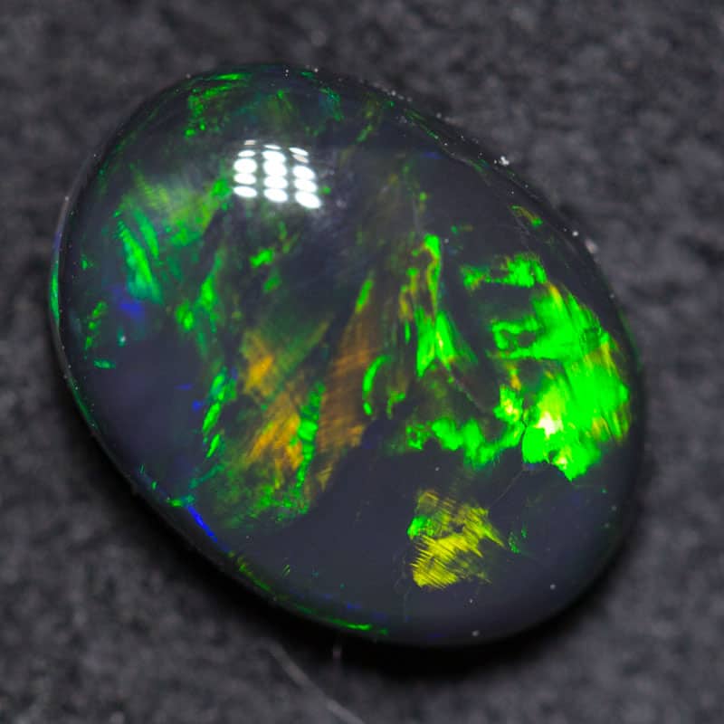 1.32 ct black opal 9x7x3mm - Image 3