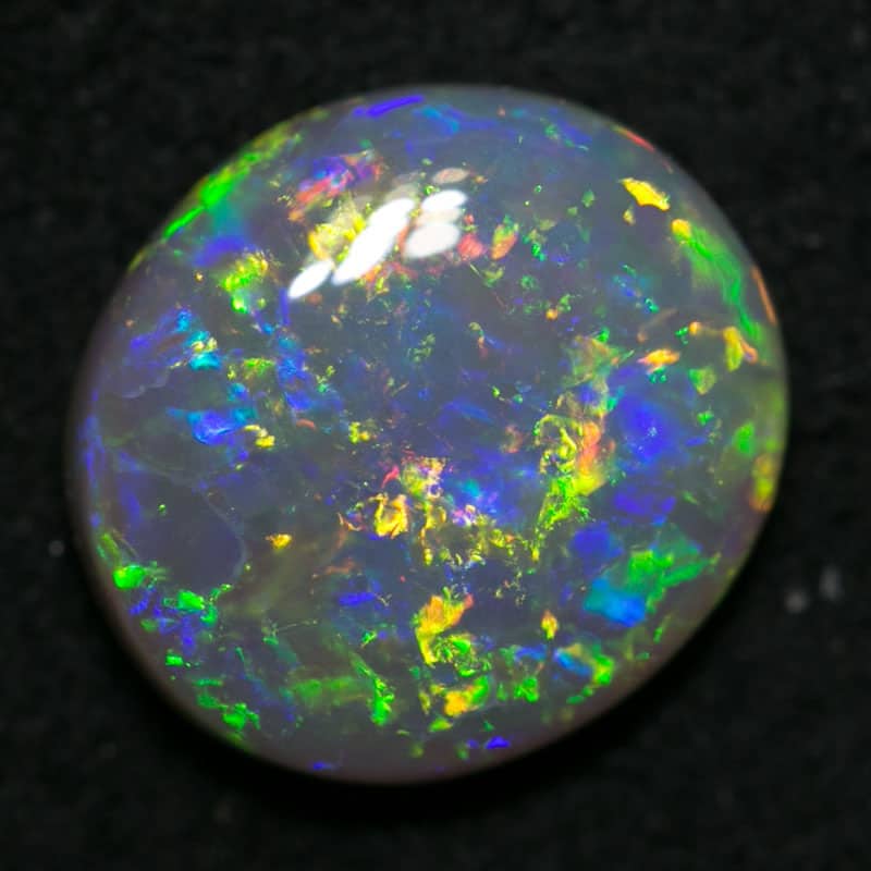 1.32 ct dark opal 9x8x3mm - Image 2