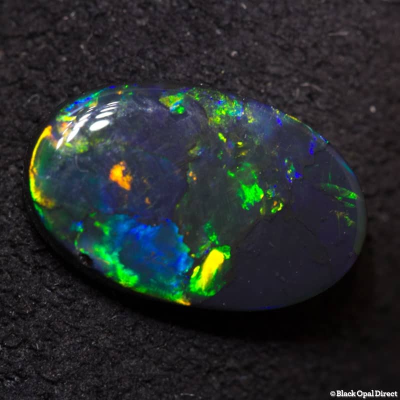 1.33 ct black opal 10.8x7.2x2mm - Image 3