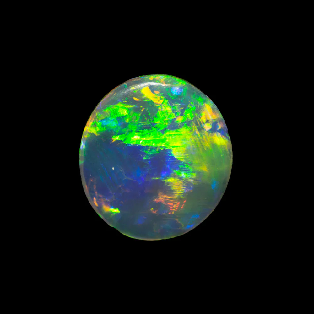 1.33 ct double-sided crystal opal 9.6x8.8x2.5mm - Image 2