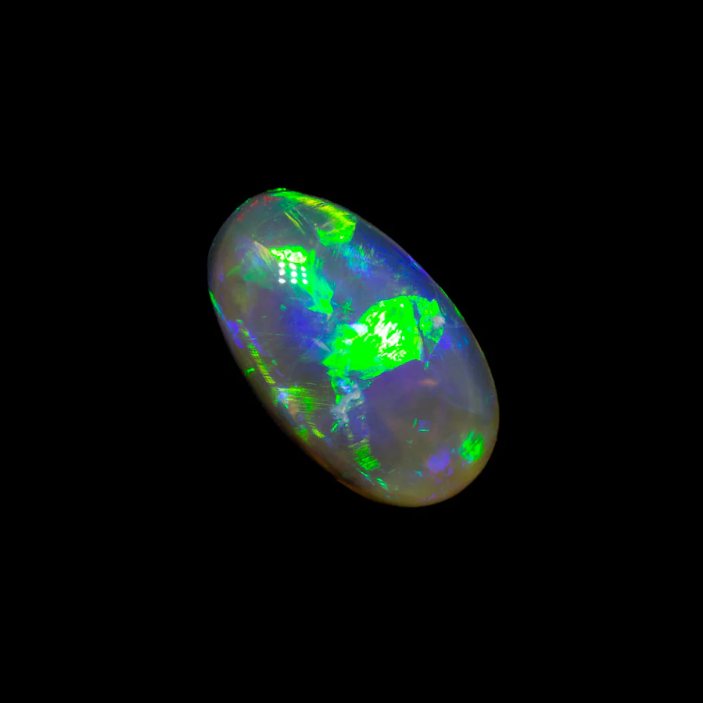 1.33 ct dark crystal opal 9x5x4.5mm - Image 2