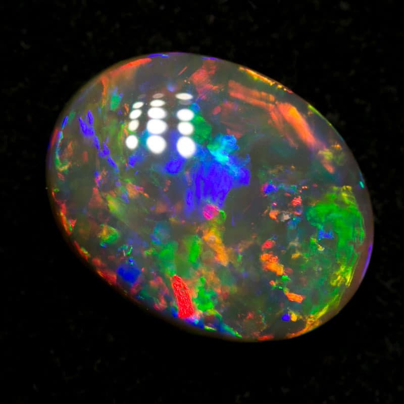 1.33 ct gem crystal opal 9.5x7x3mm - Image 4