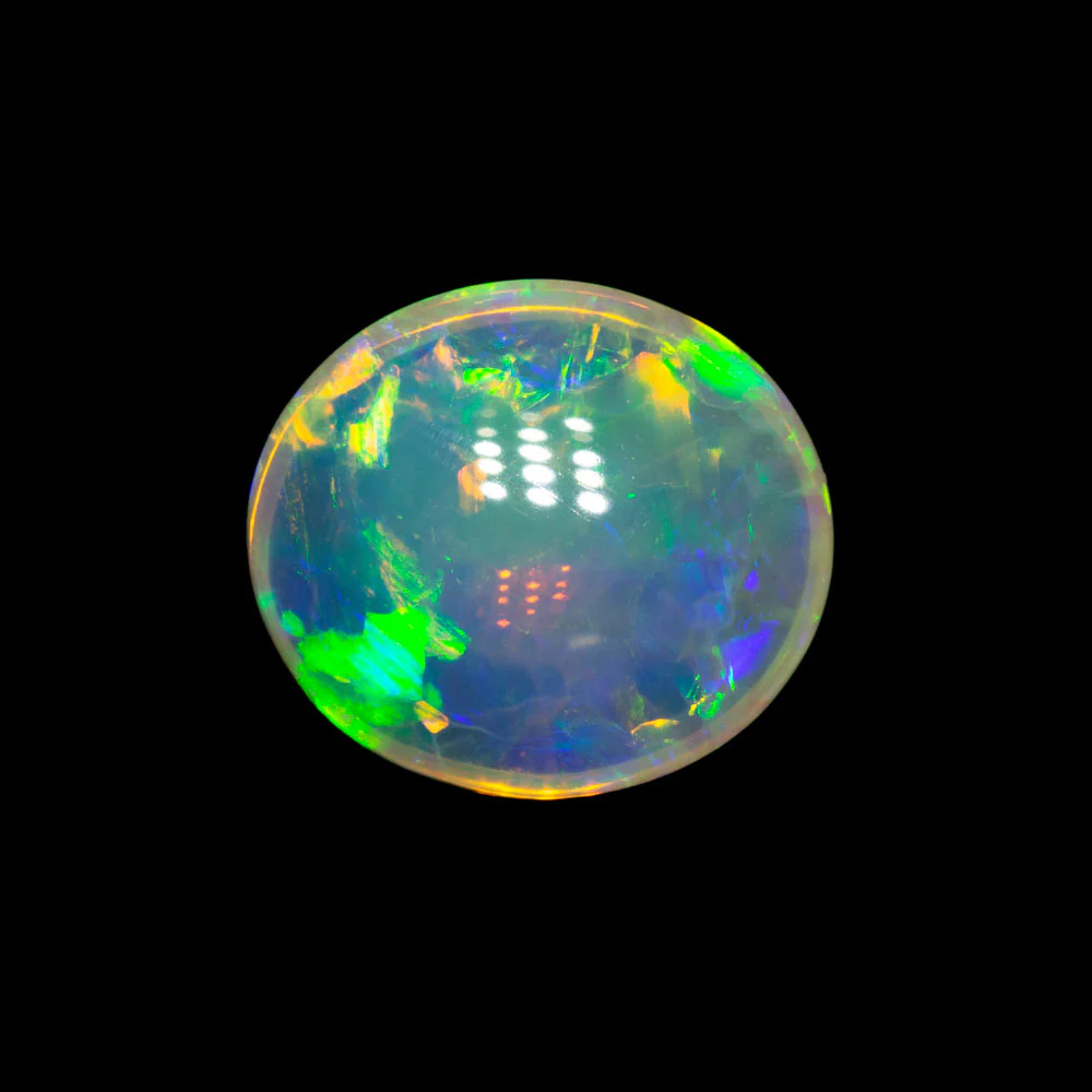1.34 ct double-sided crystal opal 8.9x7.9x3.3mm - Image 2